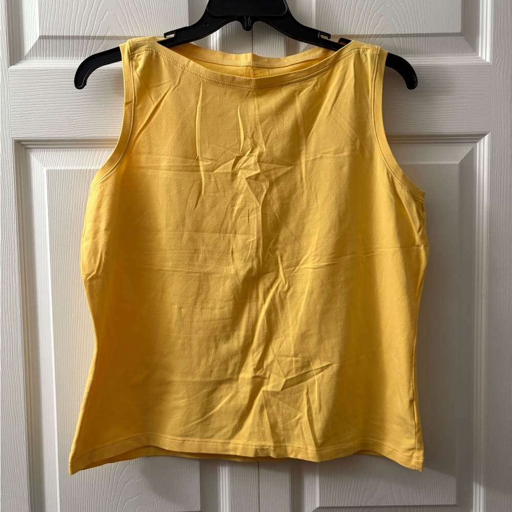 Yellow Sleeveless Women's Top white stag